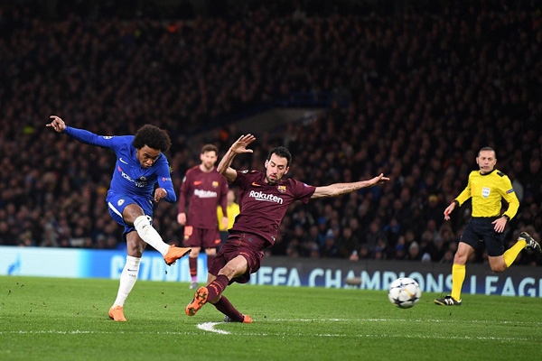 Messi mang về trận hòa quý giá cho Barca trước Chelsea