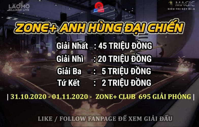 ‘ZONE+ Anh hùng đại chiến’ - Ngày hội so tài của những cơ thủ hàng đầu Việt Nam