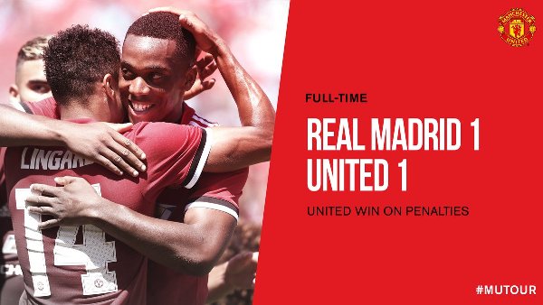 Highlights: Real Madrid 1-1 Man Utd (Pen 1-2)