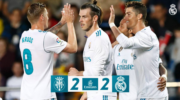 Highlights: Villarreal 2-2 Real Madrid (Vòng 38 La Liga)