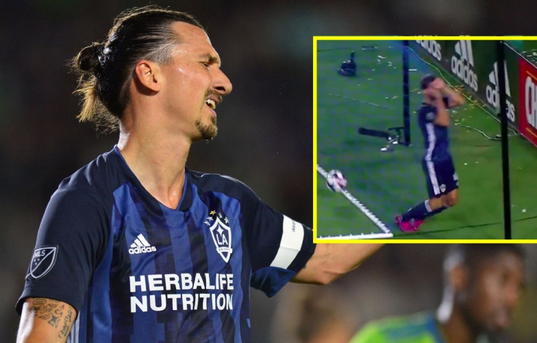 HÀI HƯỚC: Đồng đội của Ibrahimovic 'đốt' lưới nhà kỳ lạ nhất thế giới