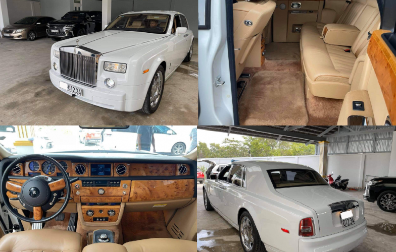 Cận cảnh Rolls-Royce Phantom biển '012.34' bán với giá 13,5 tỷ đồng