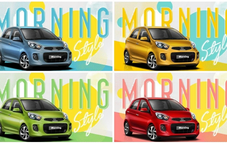 Kia Morning ra mắt bộ sưu tập màu xe mới 2020 cực phong cách