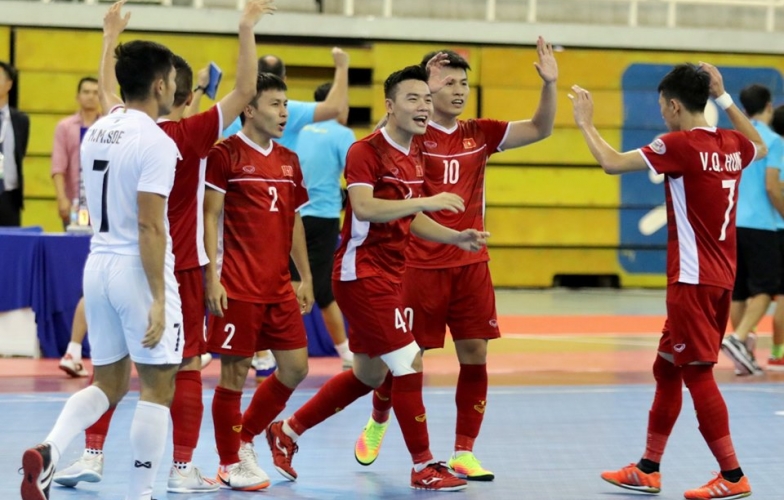 Vùi dập Myanmar, Việt Nam giành vé dự VCK futsal châu Á 2020