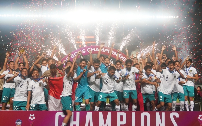 U16 Indonesia nhận 'mưa tiền thưởng' sau chức vô địch Đông Nam Á