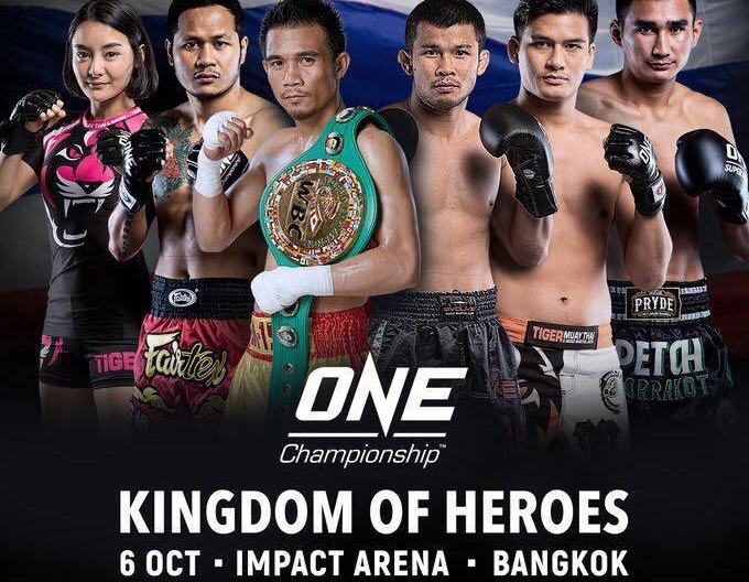 ONE Championship: Kingdom of Heroes - 17h30 ngày 6/10