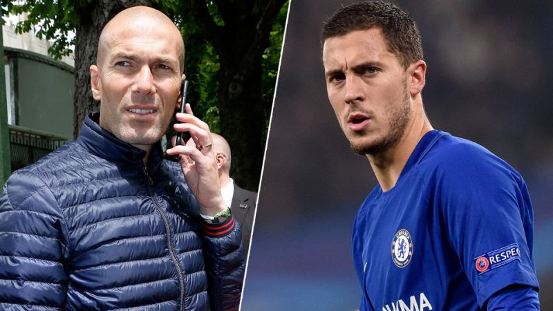 Zidane ra dieu kien cho Chelsea, Hazard, Zidane, Real Madrid, Sarri, Chelsea giu chan Hazard