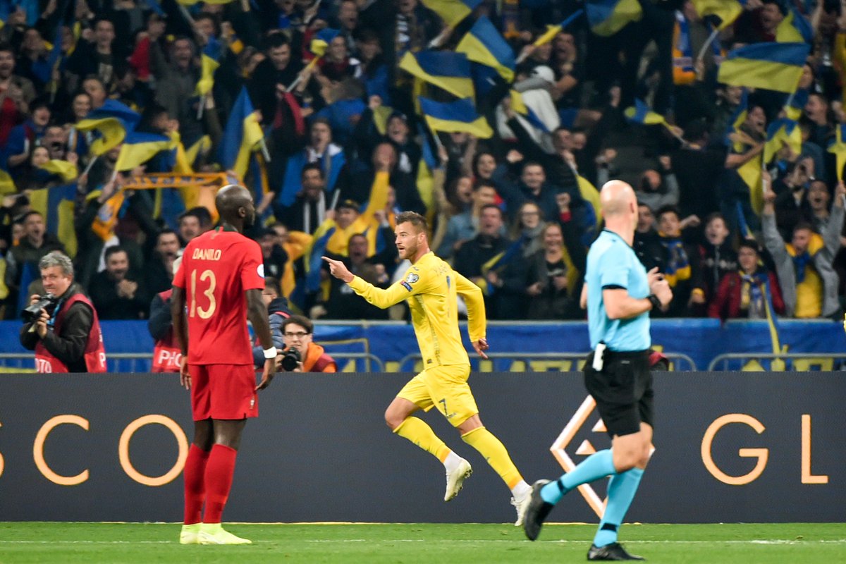 Euro 2020, vòng loại euro 2020, đội bóng giành vé dự Euro 2020, Bồ Đào Nha thua Ukraine, kết quả vòng loại Euro 2020