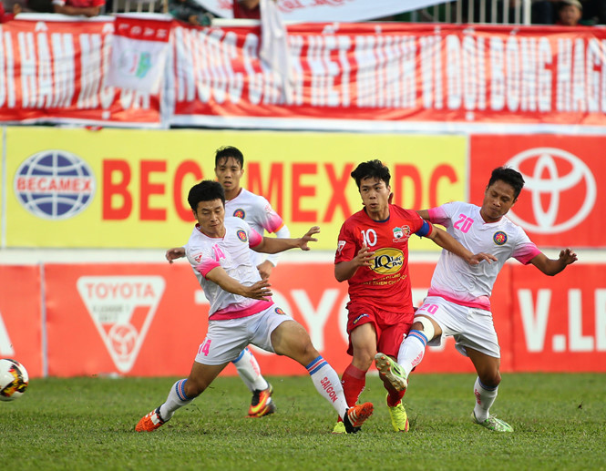 V-league 2017, HLV Nguyễn Quốc Tuấn,Công Phương,tuán anh, đội bóng phố núi, văn thanh, bầu đức