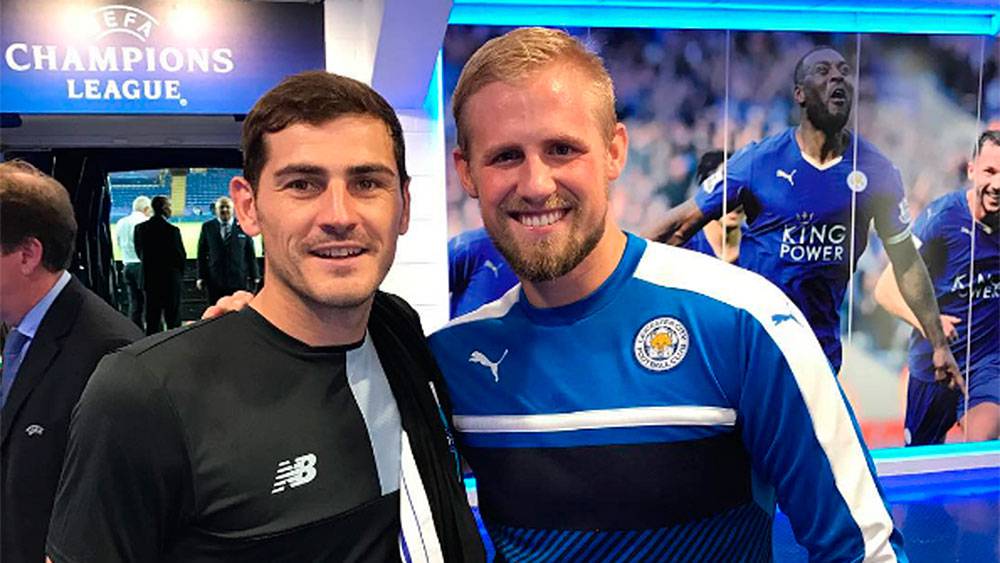 Cả hai thủ môn Iker Casillas,Kasper Schmeichel,vòng 1/8 Champions League 2016/17,cúp c1, tin tuc cup c1,leicester city, real madrid, porto,casillas,bầy cáo