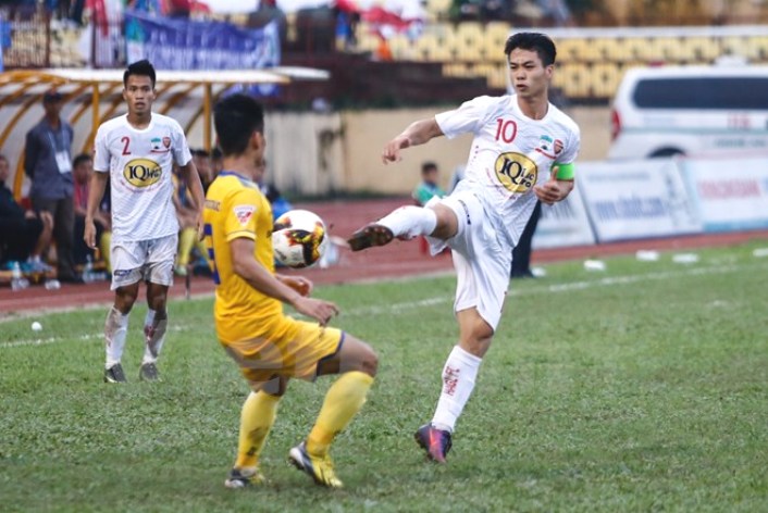 SLNA 2-0 HAGL, HAGL,công phượng, hlv nguyễn quốc tuấn, bầu đức, đội bóng phố núi, v-league, v-league 2017, bóng đá việt nam, tin tức v-league