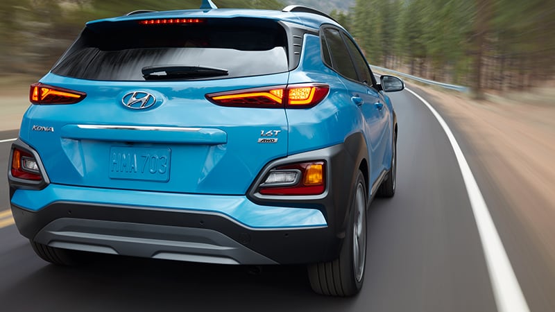 Đuôi xe Hyundai Kona 2020