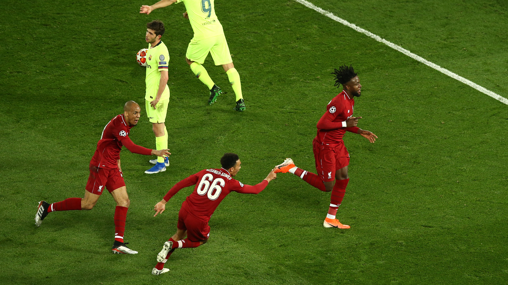 Origi, Divock origi, Liverpool 4-0 Barca, Champions league, C1, Liverpool, origi liverpool, liverpool vs barca