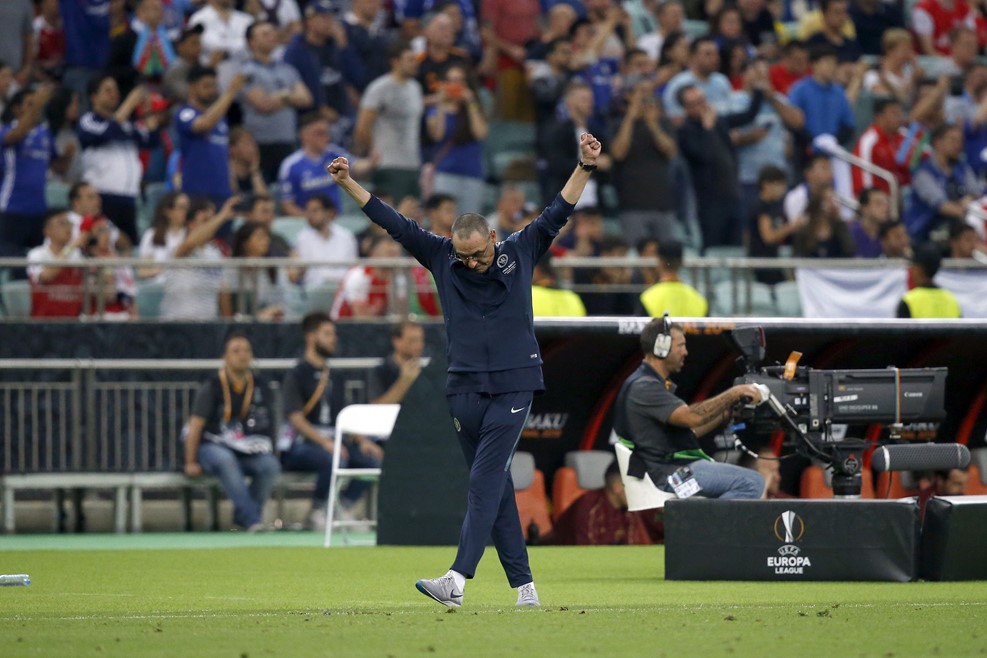 sarri, maurizio sarri, chung kết c2, kết quả c2, chelsea 4-1 arsenal, chung kết europa league, c2, europa league, kết quả europa league