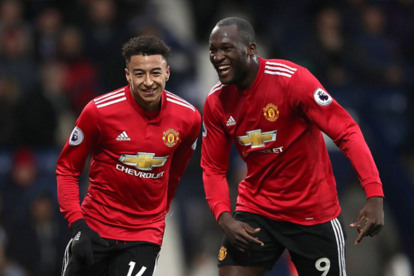 Lukaku và Lingard ăn mừng bàn thắng