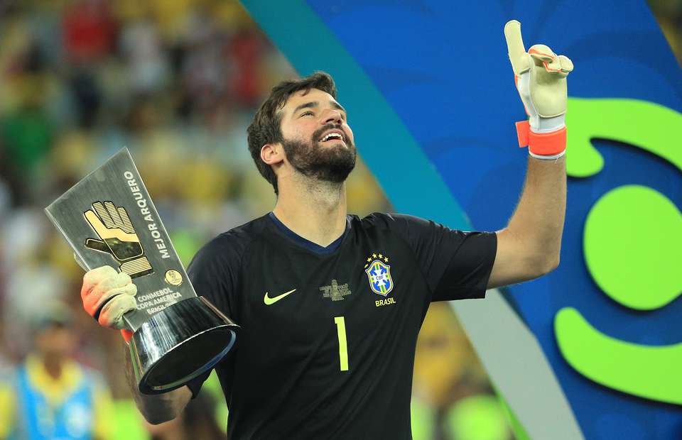 Alisson Becker, alisson, thủ thành alisson becker, thủ môn liverpool, thủ thành liverpool, brazil, brazil vs peru, copa, copa america, copa america 2019, thủ thành brazil, alisson danh hiệu, alisson quả bóng vàng 2019