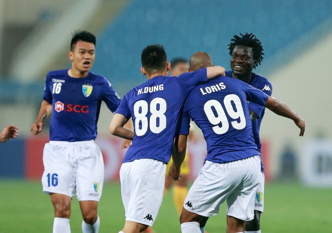 Hà Nội 4-0 Tampines Rovers, afc cup, bang g afc cup, van quyet, hung dung, gonzalo, arnaud