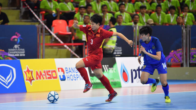 futsal chau a, futsal viet nam, futsal thai lan, hlv futsal