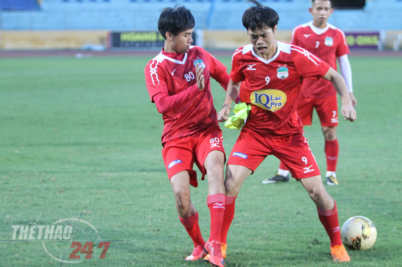 ha noi vs hagl, hagl, hagl tap luyen, tu ket cup quoc gia, cup quoc gia