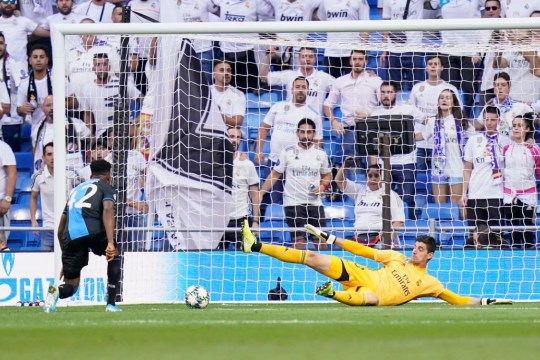 Real Madrid vs Club Brugge, Real Madrid, Courtois, zidane, cúp c1, champions league