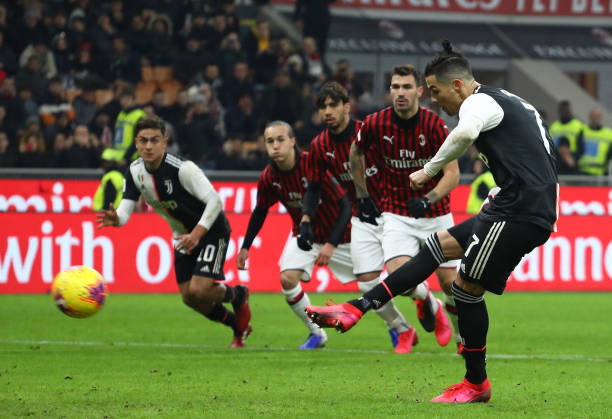 Juventus, AC Milan, cristiano ronaldo, Coppa italia, AC Milan vs Juventus, Cúp Quốc gia Ý, penalty