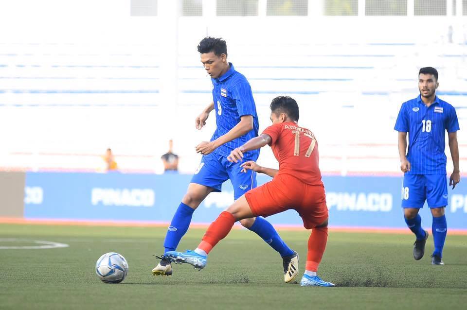 U22 Thai lan be tac truoc u22 indonesia